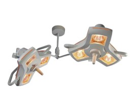 LX Lampa bezcieniowa operacyjna AIM-100 wersja podwójna na sufit